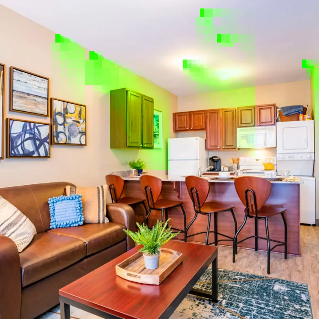 Student-friendly room in  with modern amenities