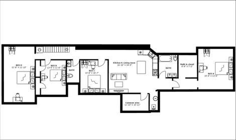 Stanza privata in North Mozart Street, immagine 6 di 49