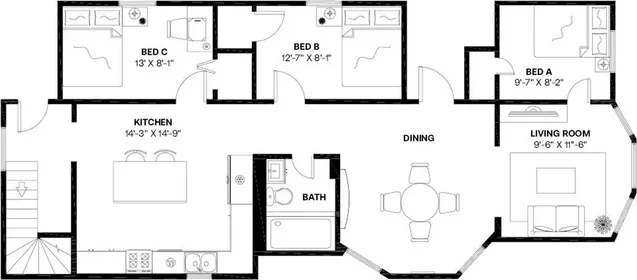 Stanza privata in North Mozart Street, immagine 19 di 49