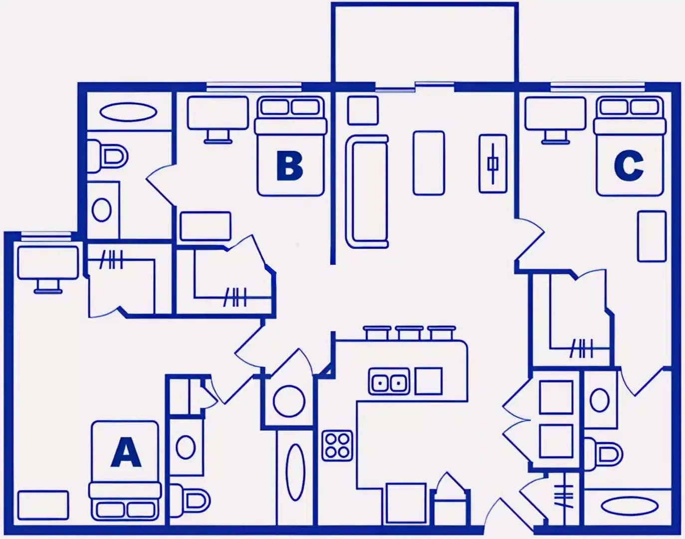 Quarto acolhedor para estudantes disponível em 