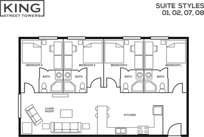 Habitación privada en King Street North, imagen 1 de 10