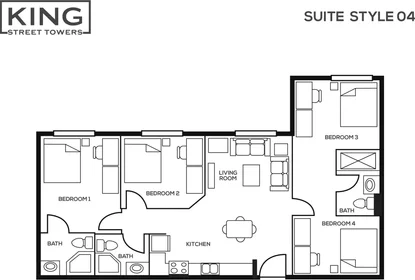 Özel oda konumu King Street North, 1 16 görüntüsü