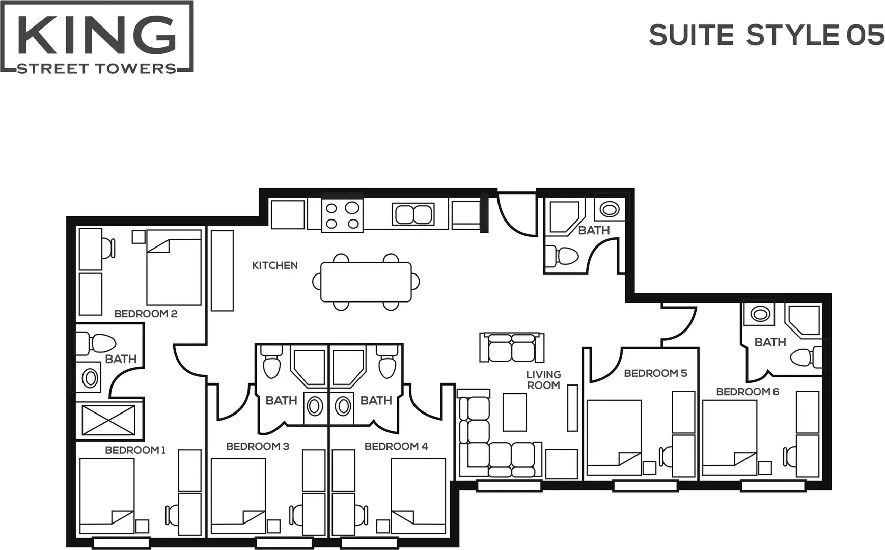 Functional student room perfect for studying in 