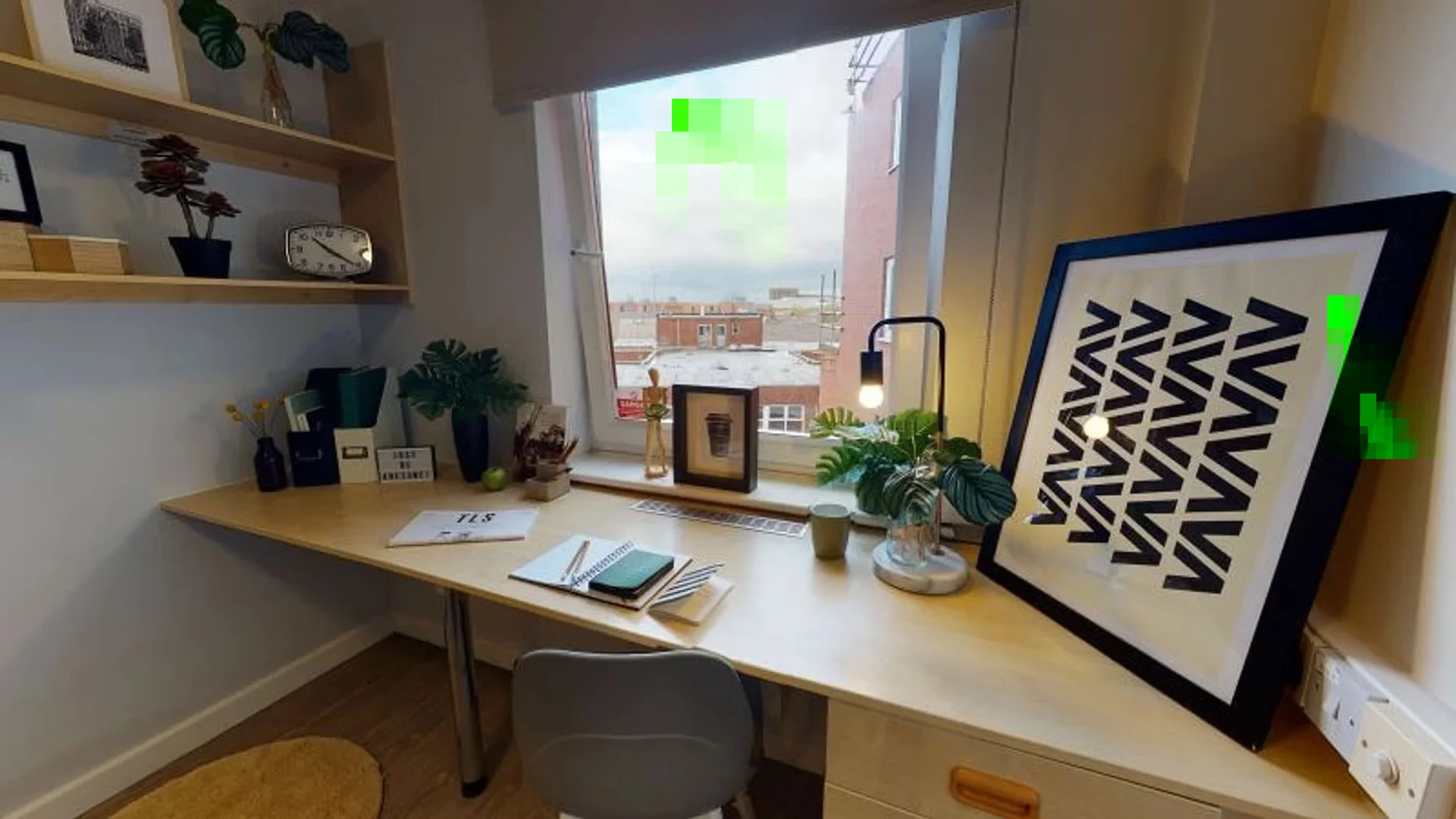 Habitación estudiantil económica cerca del campus en 