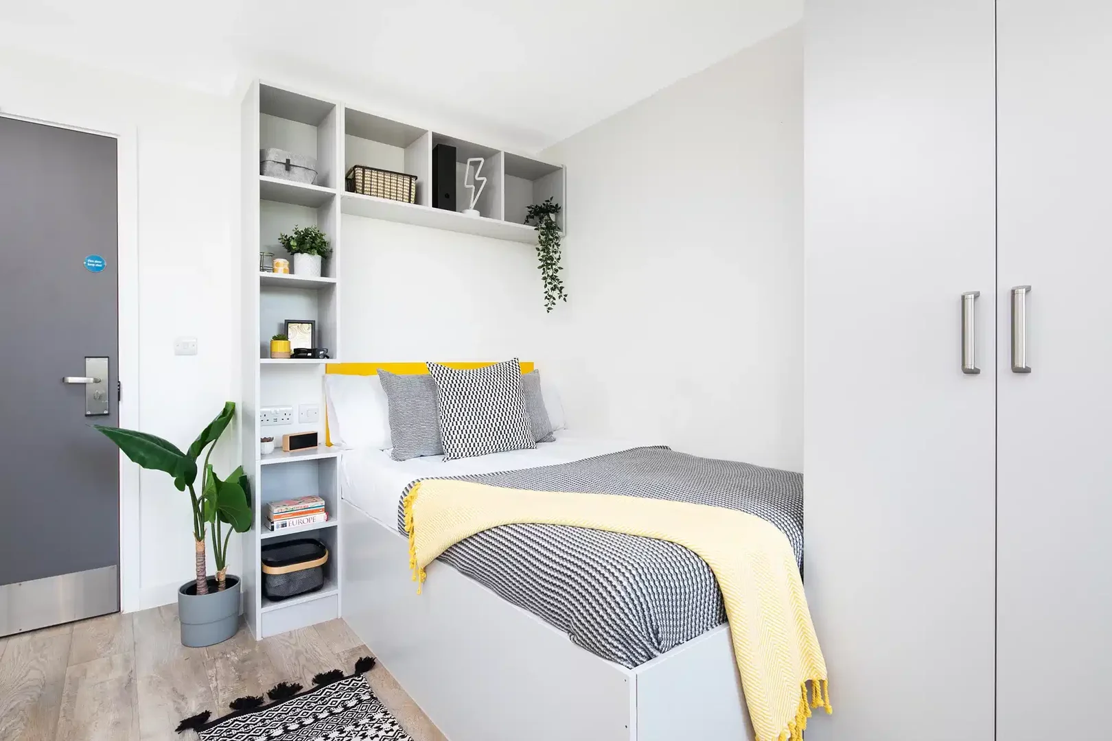 Apartamento estúdio compacto ideal para estudantes em 