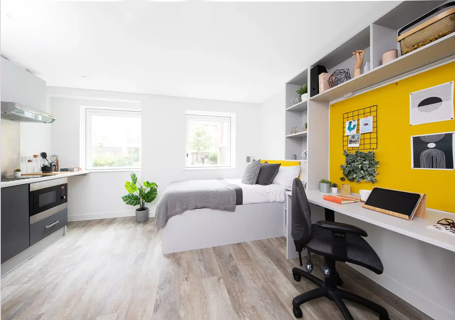 Asequible apartamento estudio con características esenciales en 