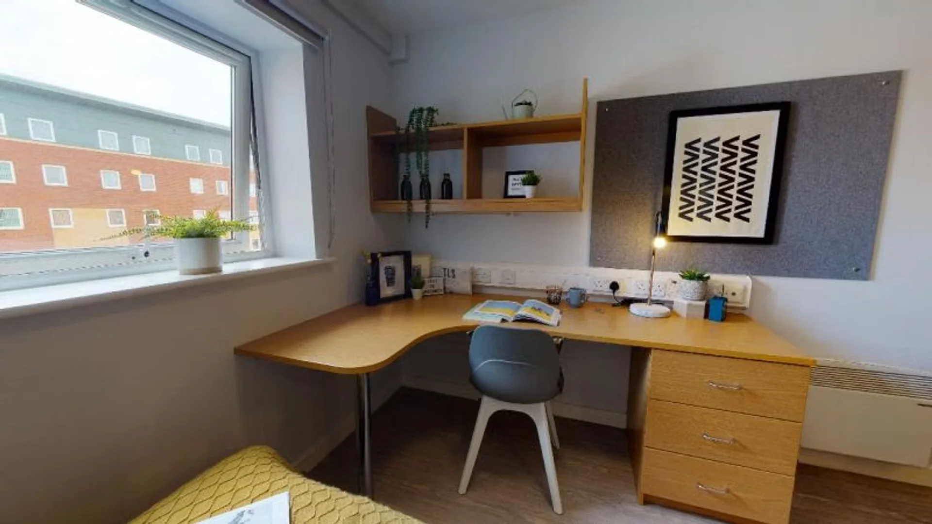 Chambre à louer dans un appartement d'étudiant à , entièrement meublée