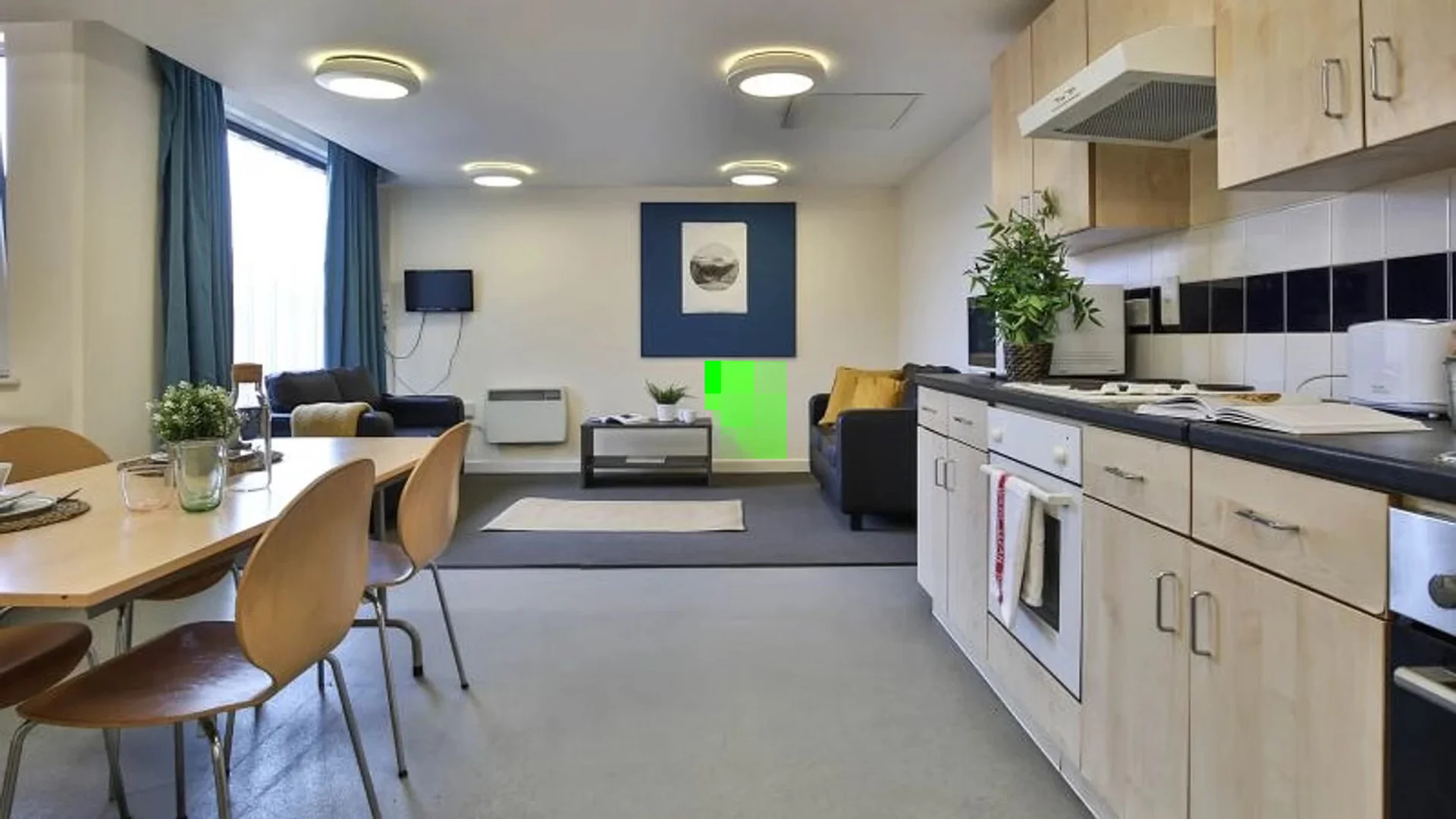 Chambre à louer dans un appartement d'étudiant à , entièrement meublée