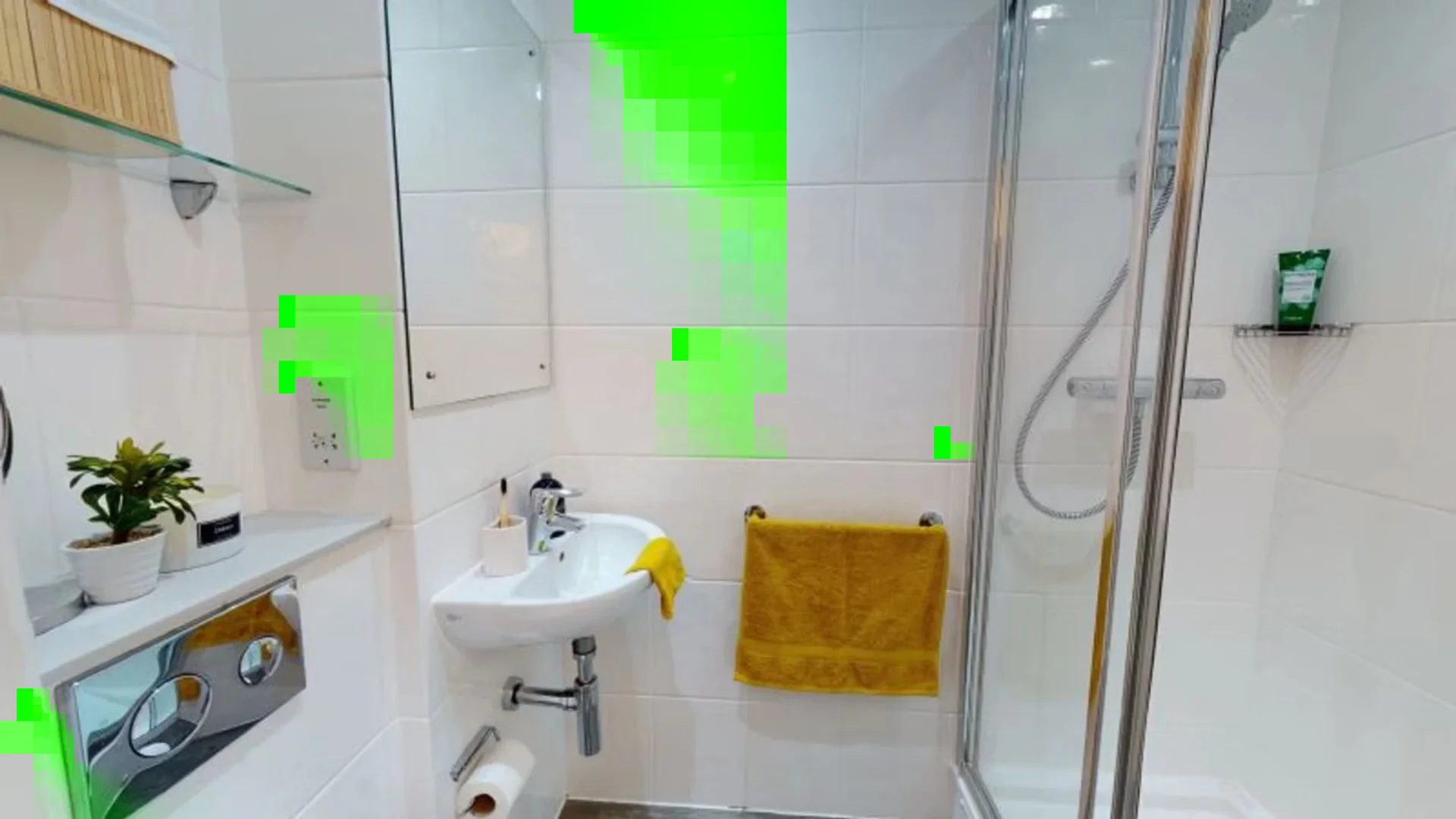 Quarto de estudante em  com área de estudo e instalações partilhadas