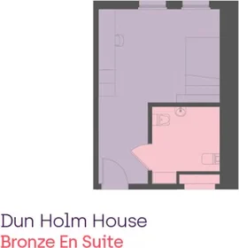 Private room at Dun Holm House - Student Accommodation Durham, image 4 of 30