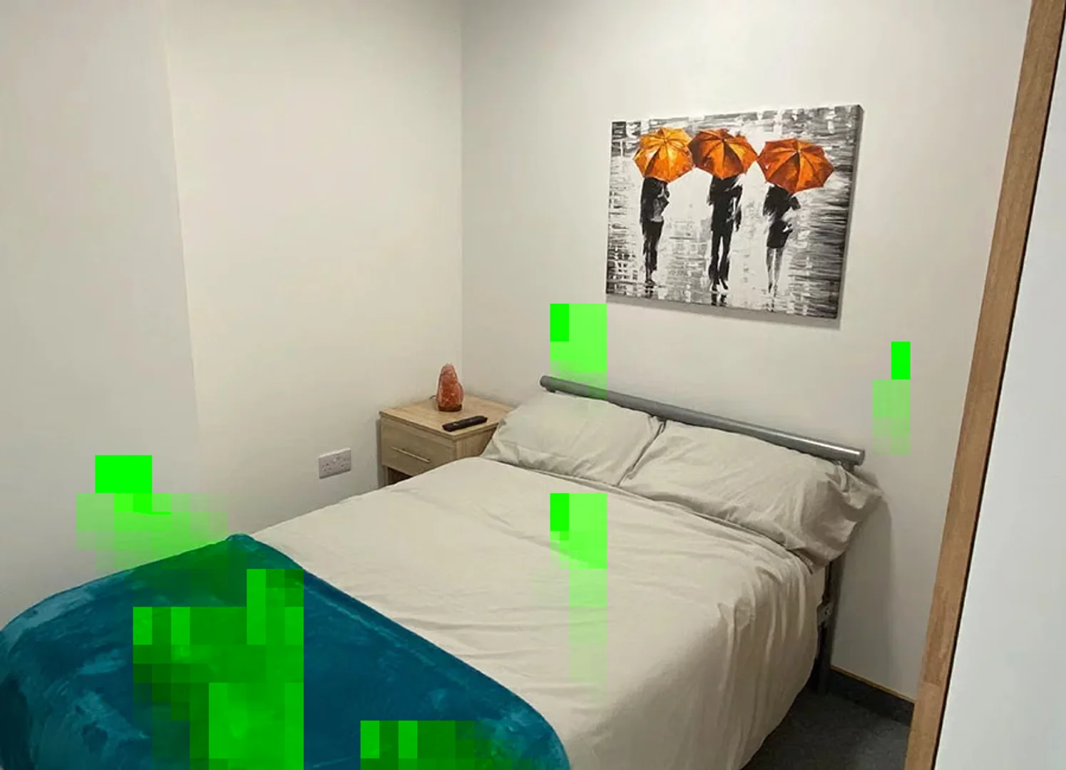 Quarto de estudante em  com área de estudo e instalações partilhadas