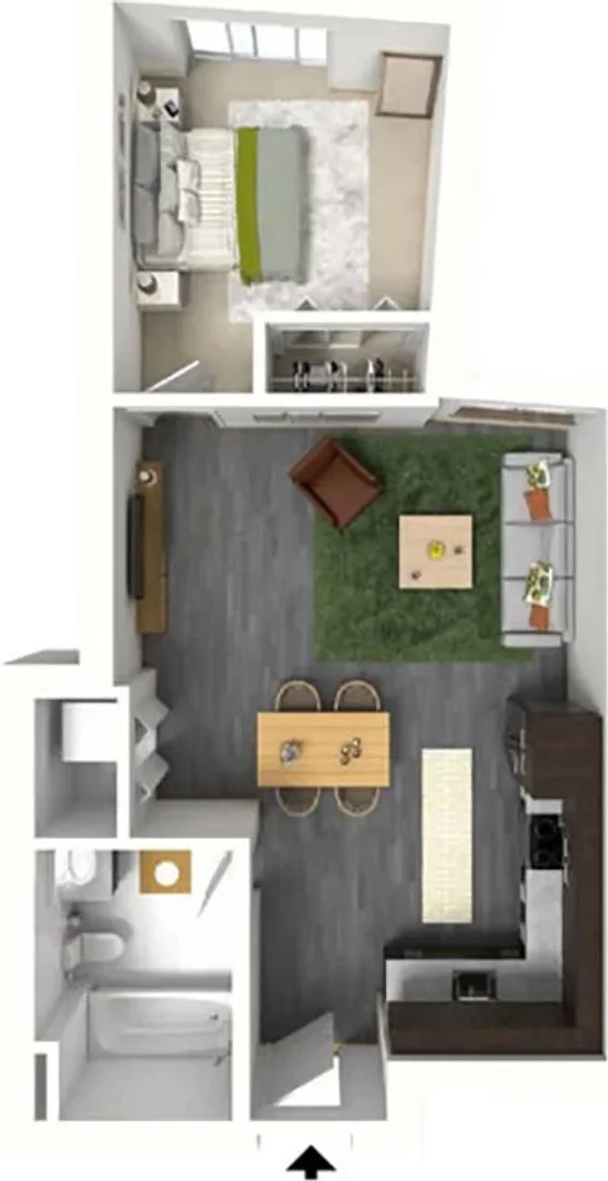 Quarto de estudante funcional perfeito para estudar em