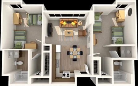 Private room at South Figueroa Street, image 1 of 10