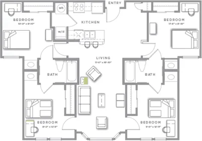 Chambre privée à West Brevard Street, image 1 de 10
