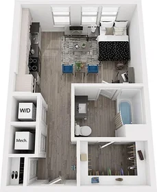 Studio à Southwest 13th Street, image 1 de 39
