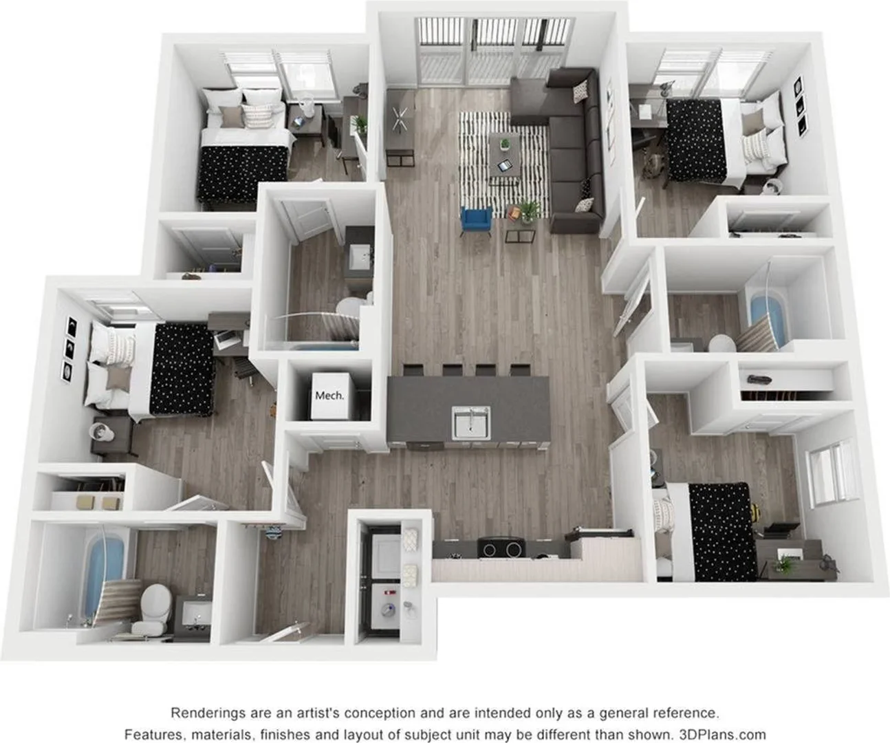 Habitación asequible para estudiantes con buena iluminación en