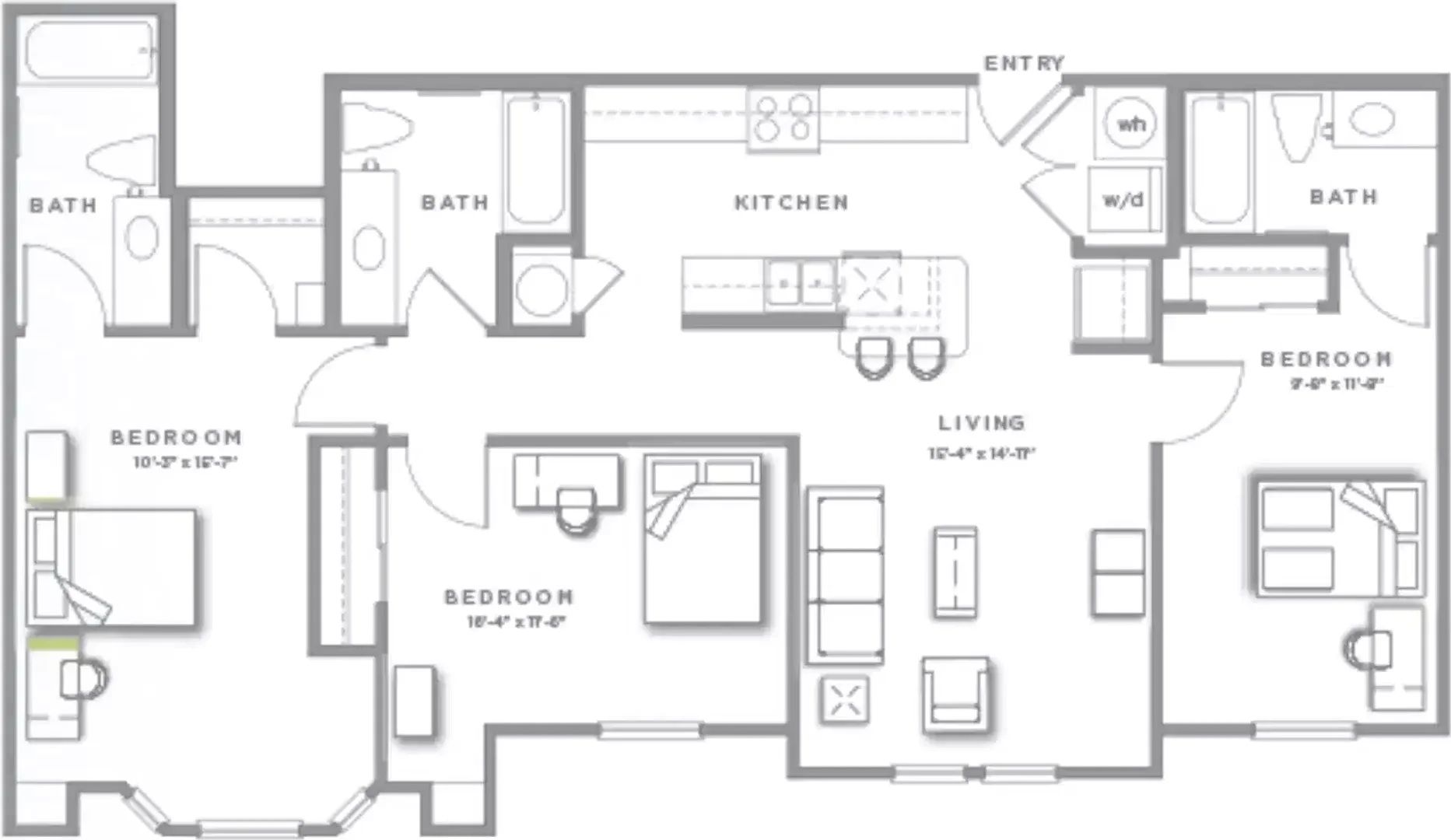 Functional student room perfect for studying in 