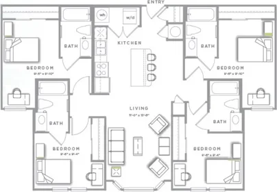 Private room at West Brevard Street, image 1 of 10
