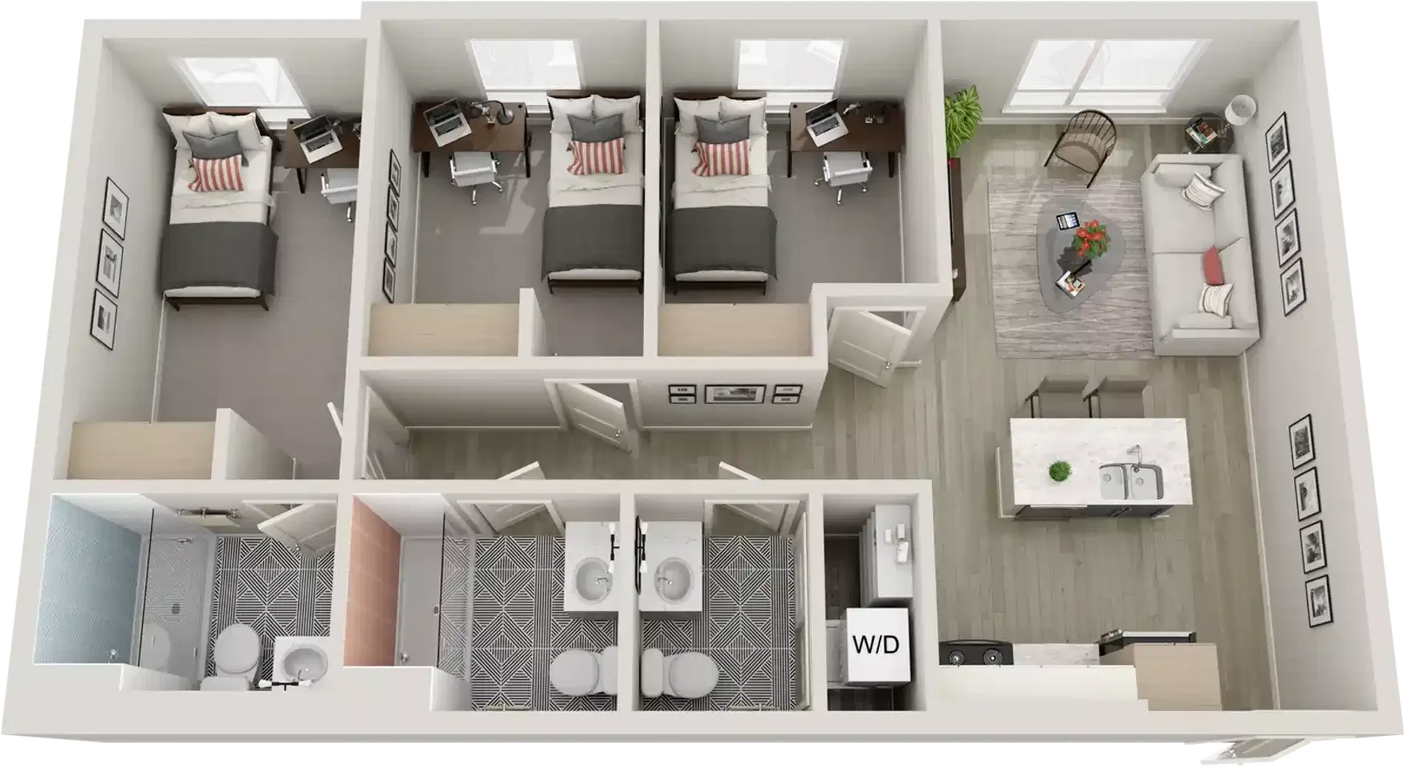 Cozy room for students available in 
