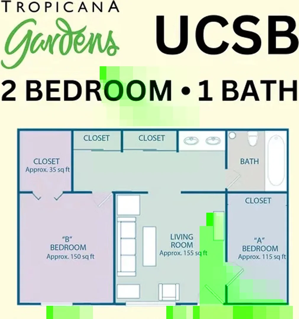 Zimmer in Studentenwohnung in  zu vermieten, voll möbliert