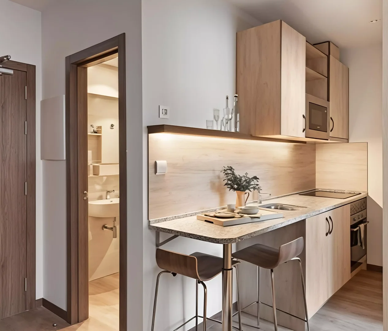 Chambre d'étudiant confortable et spacieuse dans 