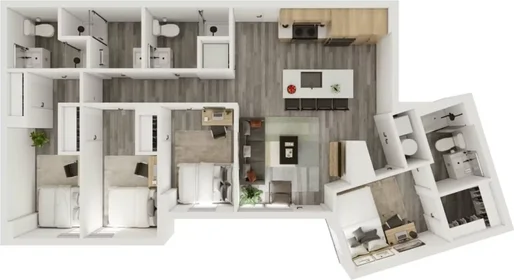 Chambre privée à South Chauncey Avenue, image 1 de 10