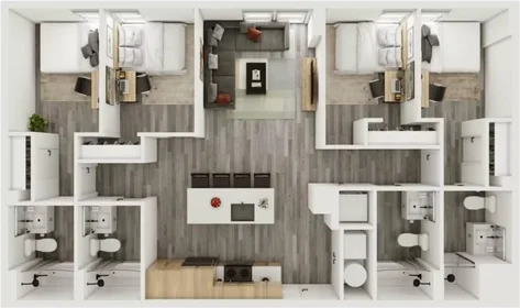 Privatzimmer in der South Chauncey Avenue, bild 1 von 10