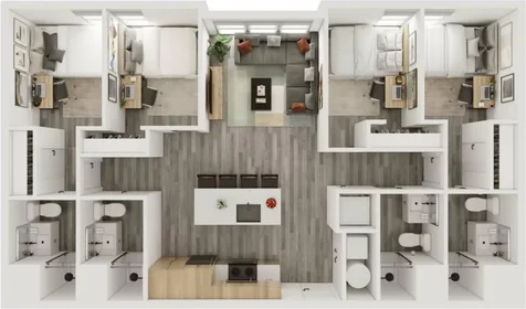 Privatzimmer in der South Chauncey Avenue, bild 1 von 34