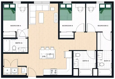 Stanza privata in Forman Avenue, immagine 11 di 37