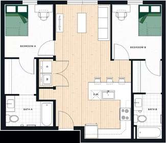 Stanza privata in Forman Avenue, immagine 11 di 37