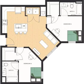 Stanza privata in Forman Avenue, immagine 11 di 37