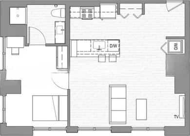 Private room at South Linn Street, image 1 of 10