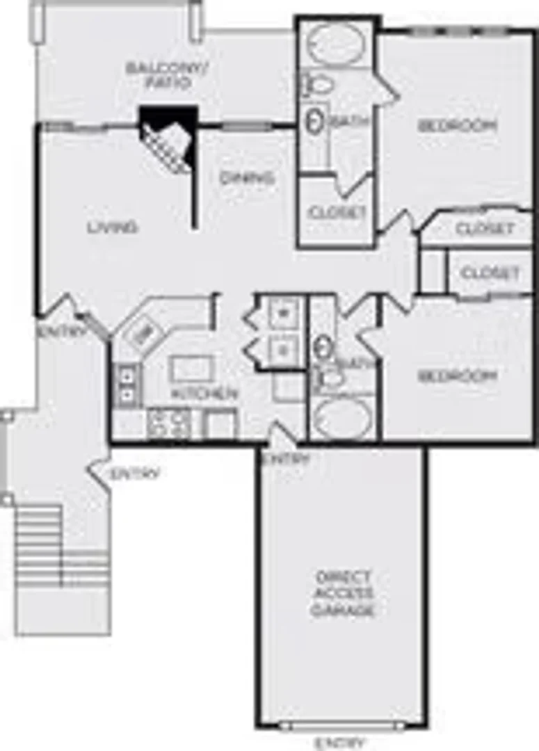 Bright and airy student room with easy university access in 