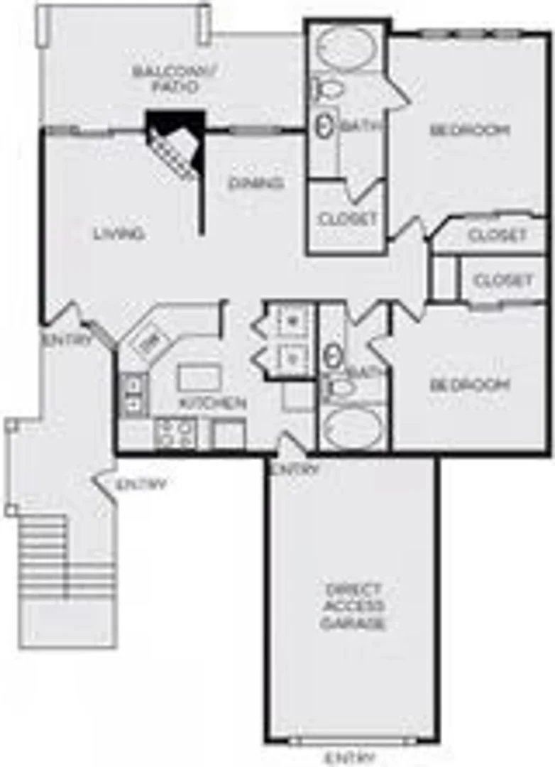 Economical student room with convenient location in 