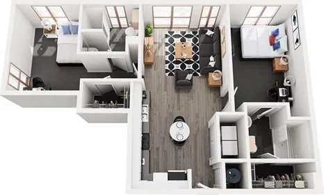 Habitación privada en East Huron Street, imagen 1 de 10