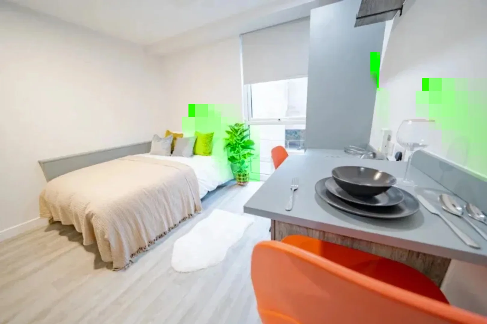 Modern student studio with complete amenities in 