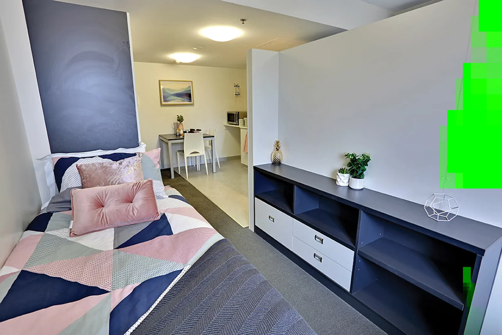 Habitación en apartamento estudiantil en alquiler en , completamente amueblado
