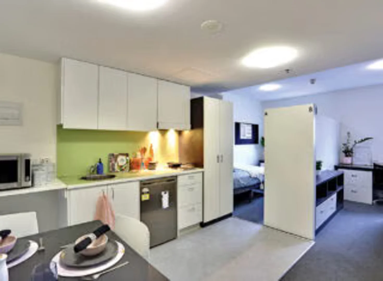 Habitación en apartamento estudiantil en alquiler en , completamente amueblado