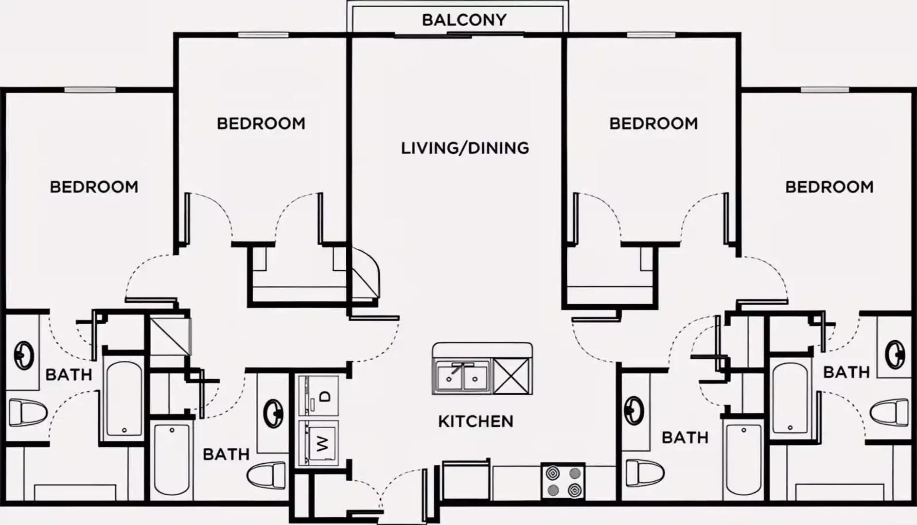 Studentenfreundliches Zimmer in  mit modernen Annehmlichkeiten