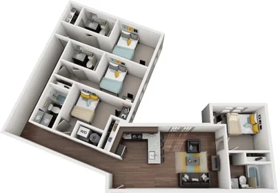 Chambre privée à West Call Street, image 1 de 49