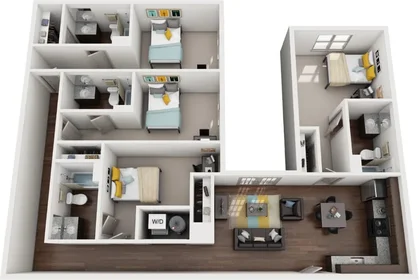 Chambre privée à West Call Street, image 6 de 49