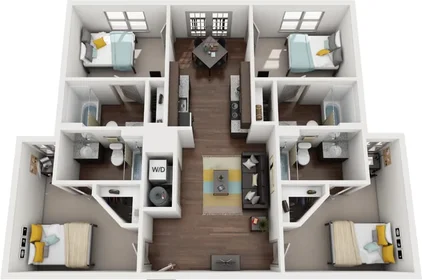 Chambre privée à West Call Street, image 8 de 49