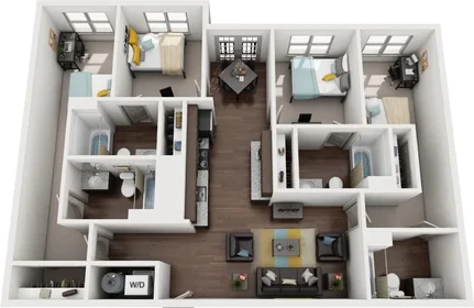 Chambre privée à West Call Street, image 9 de 49