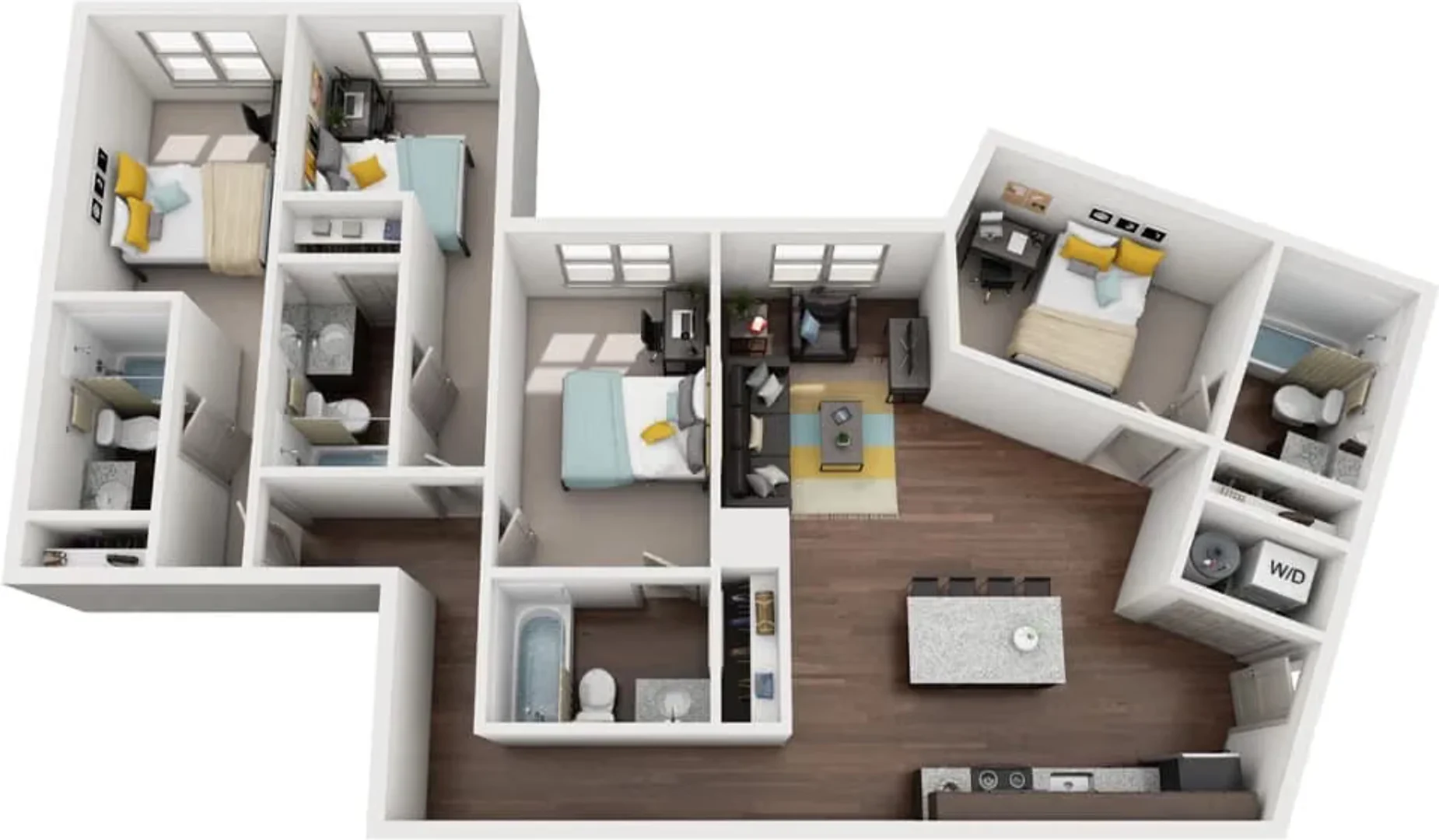 Cozy room for students available in 
