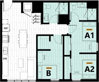 Privatzimmer in der West University Avenue, bild 1 von 10
