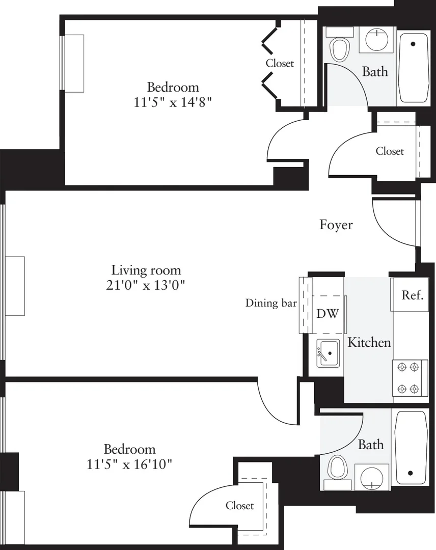Economical student room with convenient location in