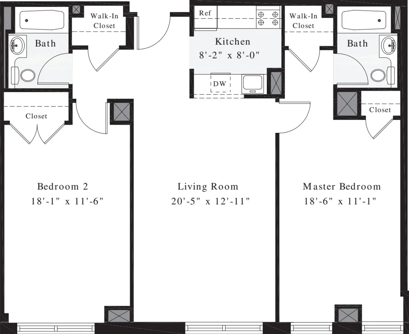 Economical student room with convenient location in