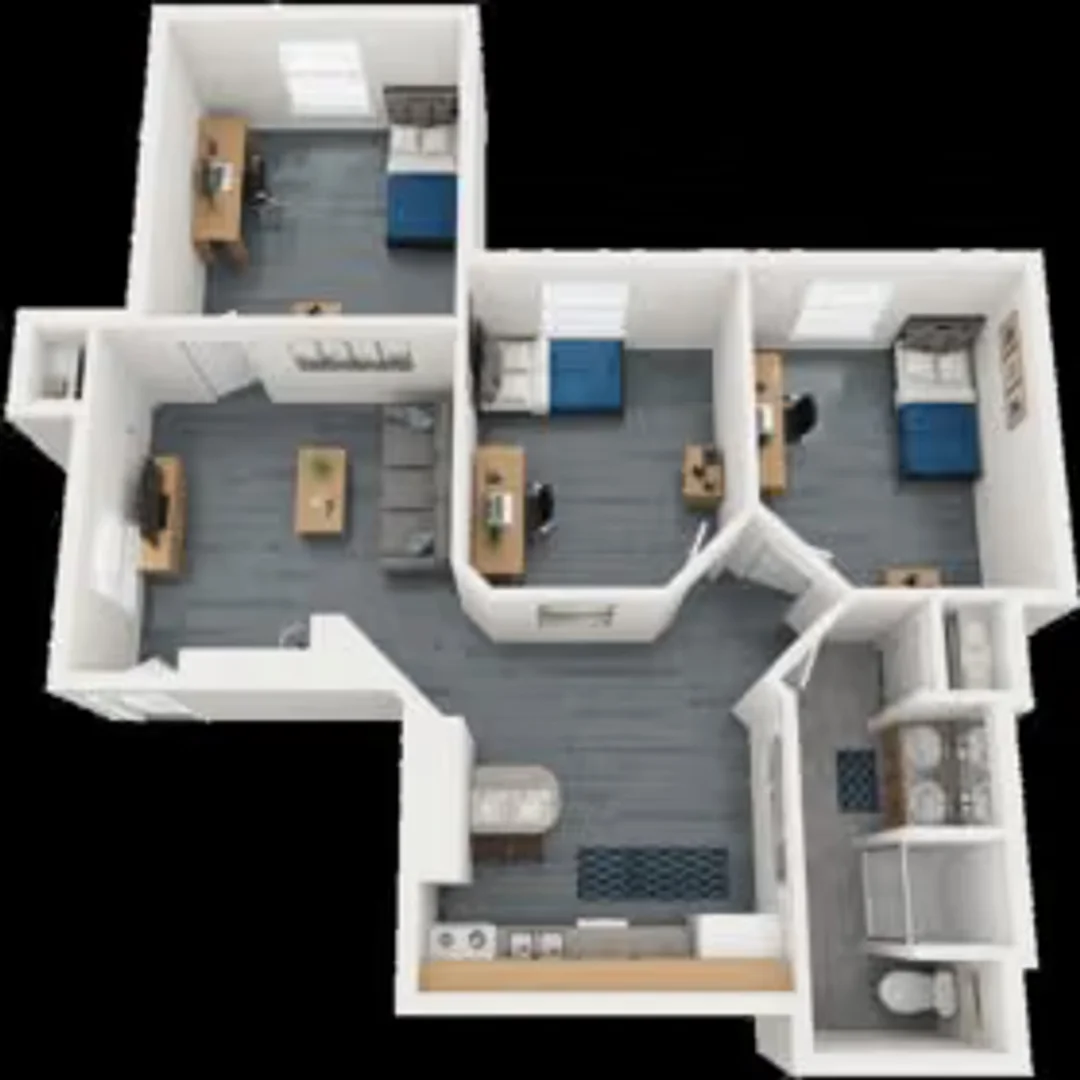 Budget-friendly student room close to campus in 