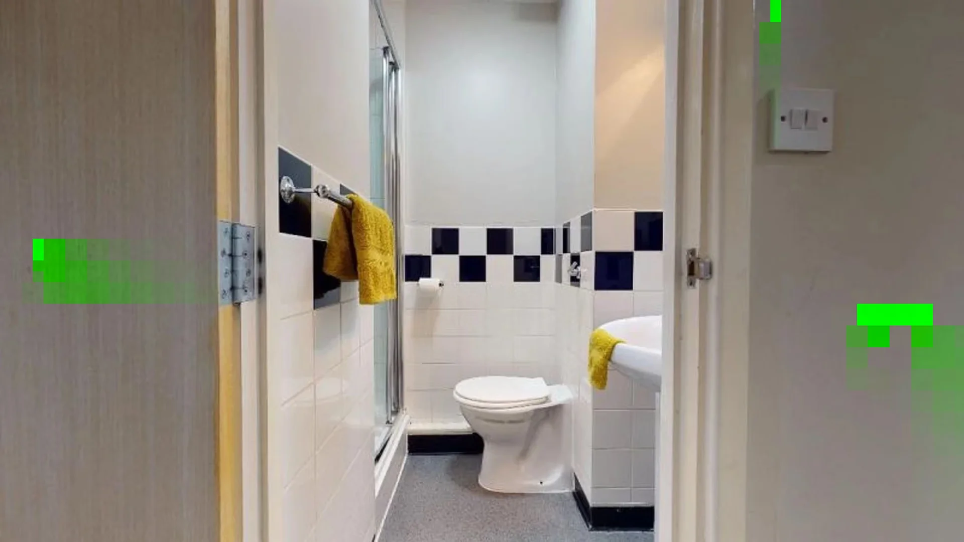 Habitación asequible para estudiantes con buena iluminación en