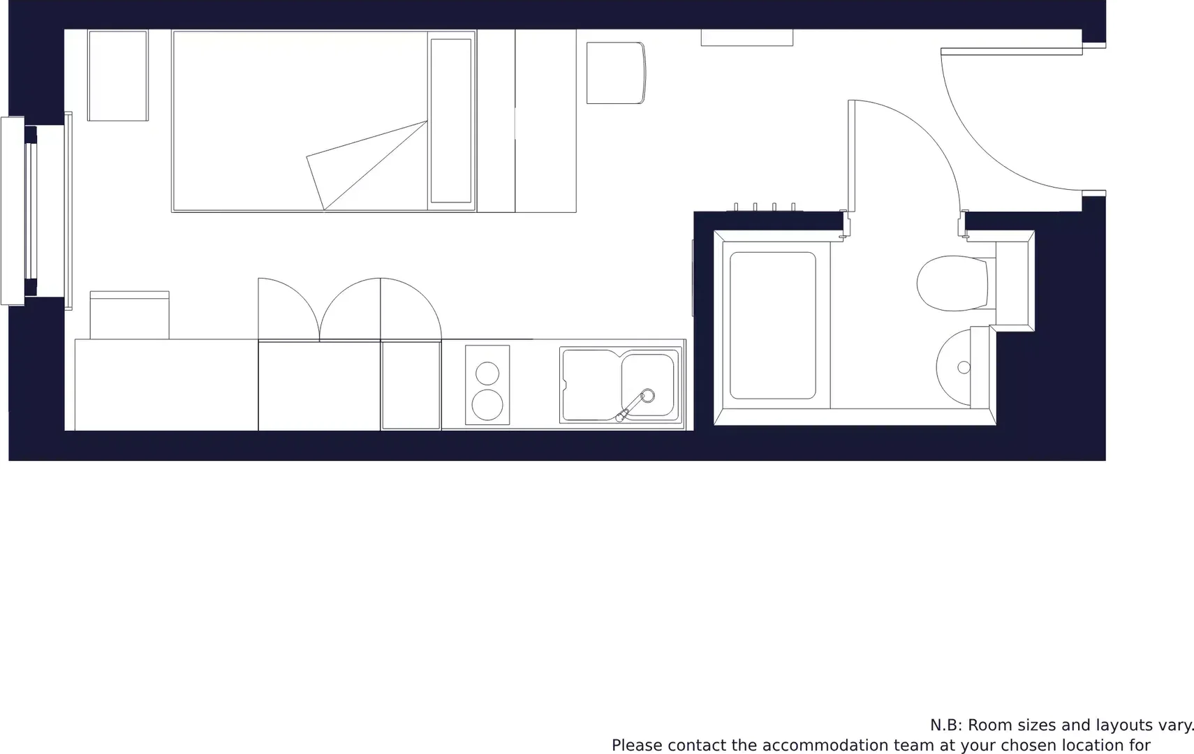 Schicke Studiowohnung in Campusnähe in 